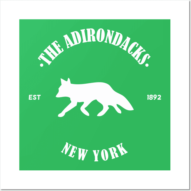 Fox Running - Adirondack Mountains Wall Art by kayability